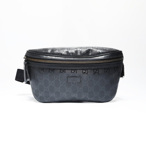 GUCCI GG Imprime PVC Waist bag black WS23813