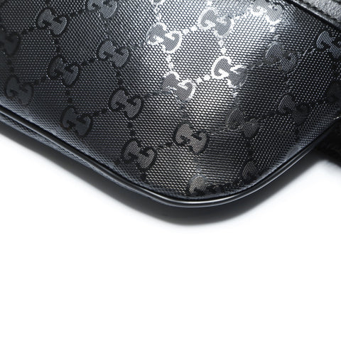 GUCCI GG Imprime PVC Waist bag black WS23813