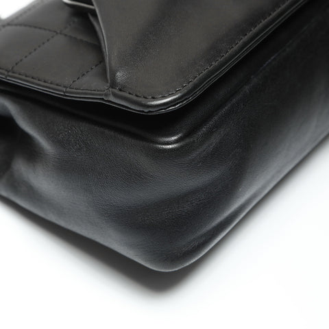 CHANEL 10 series 2005-2006 Chocolate Bar Shoulder Bag black WS23815