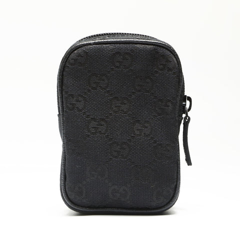 GUCCI GG canvas cigarette case Pouch black WS23817