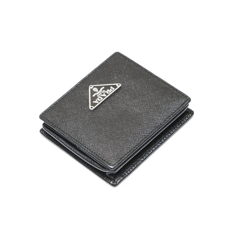 PRADA Safiano leather Coin case black WS23818