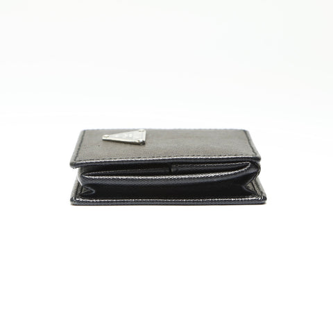 PRADA Safiano leather Coin case black WS23818