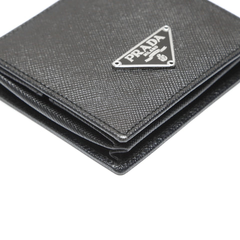 PRADA Safiano leather Coin case black WS23818