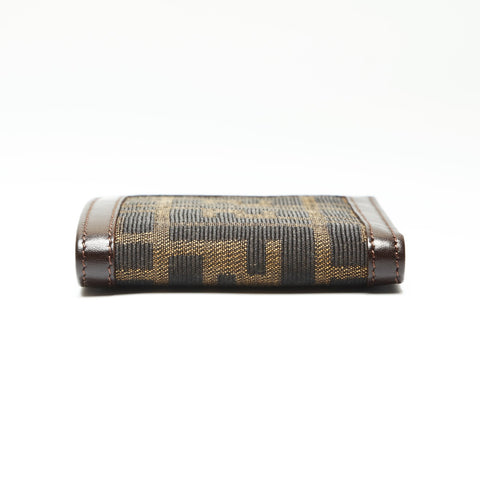 FENDI Zucca canvas Bifold Wallet Brown WS23820