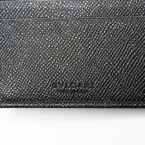 BVLGARI Bvlgari Bvlgari Man Leather Bifold Wallet black WS23821