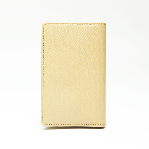 CHANEL 10 series 2005-2006 COCO Button Card Case beige WS23823