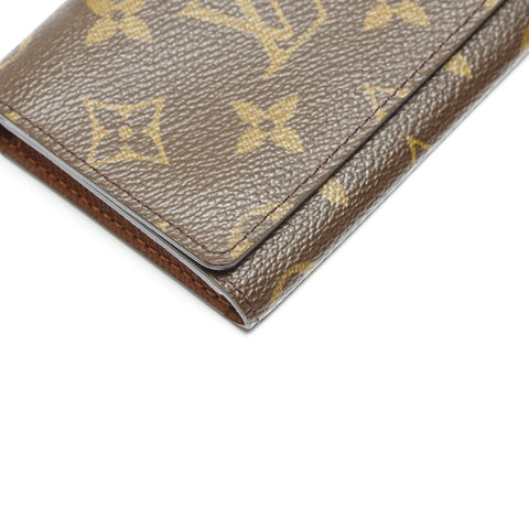 LOUIS VUITTON 2006 M63801 Monogram Envelope Carte de Visite Card Case Brown WS23824