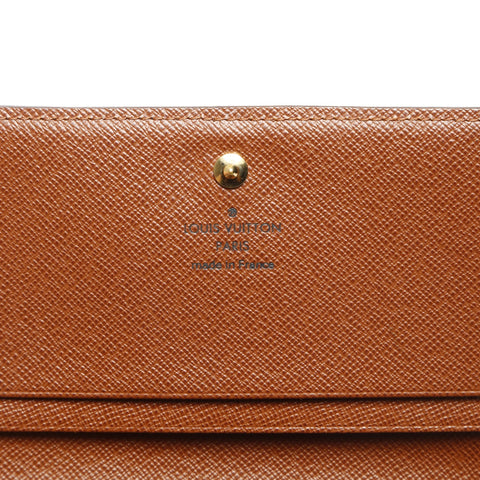 LOUIS VUITTON 2008 M61736 Monogram Portefeuille Tresor Bifold Wallet Brown WS23825