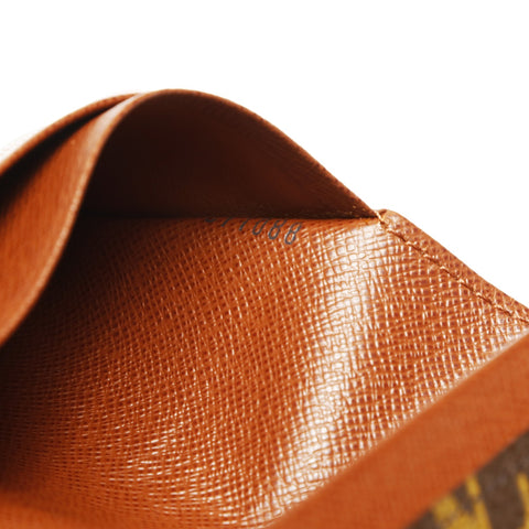 LOUIS VUITTON 2008 M61736 Monogram Portefeuille Tresor Bifold Wallet Brown WS23825