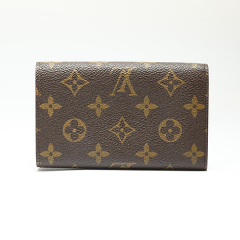 LOUIS VUITTON 2008 M61736 Monogram Portefeuille Tresor Bifold Wallet Brown WS23825