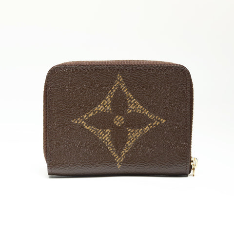 LOUIS VUITTON M69354 Monogram Giant Zippy Coin Purse Coin case Brown WS23828