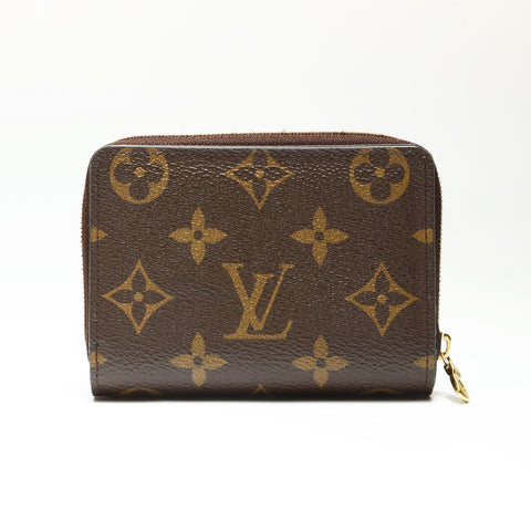 LOUIS VUITTON M81461 Monogram Reverse Portefeuille Lou Bifold Wallet PVC Brown WS23829