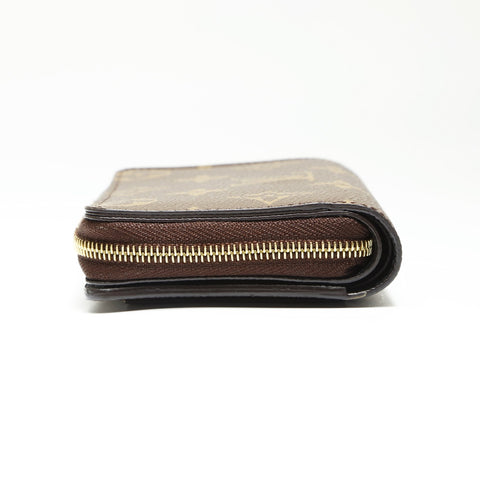 LOUIS VUITTON M81461 Monogram Reverse Portefeuille Lou Bifold Wallet PVC Brown WS23829