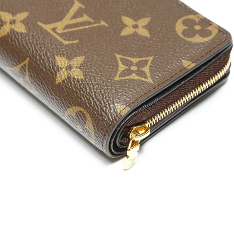 LOUIS VUITTON M81461 Monogram Reverse Portefeuille Lou Bifold Wallet Brown WS23829
