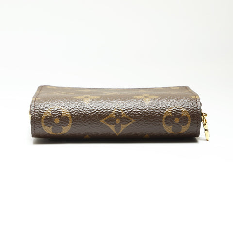 LOUIS VUITTON M81461 Monogram Reverse Portefeuille Lou Bifold Wallet Brown WS23829