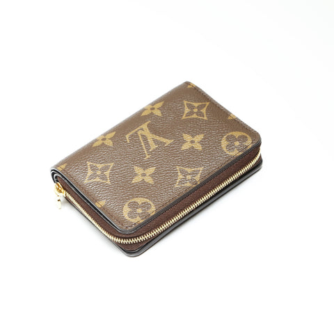 LOUIS VUITTON M81461 Monogram Reverse Portefeuille Lou Bifold Wallet Brown WS23829