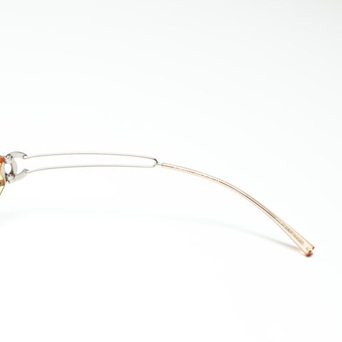 CHANEL No. 4 1996-1997 Rimless COCO Mark Gradient Lens sunglasses Orange WS23830