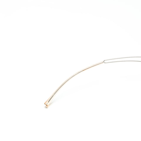 CHANEL No. 4 1996-1997 Rimless COCO Mark Gradient Lens sunglasses Orange WS23830