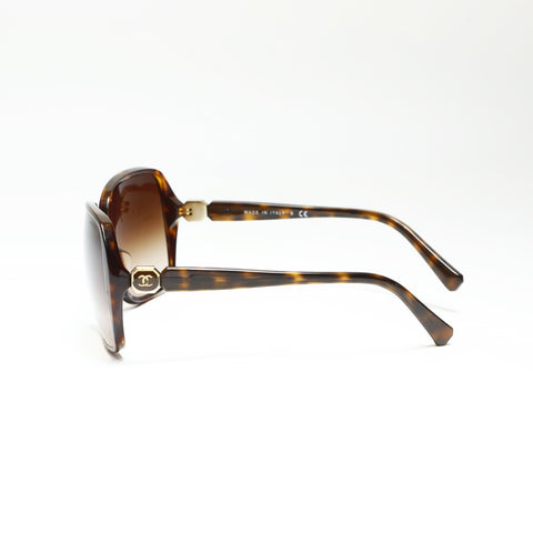 CHANEL No. 6 2000-2002 COCO Mark 太阳镜 棕色 WS23834