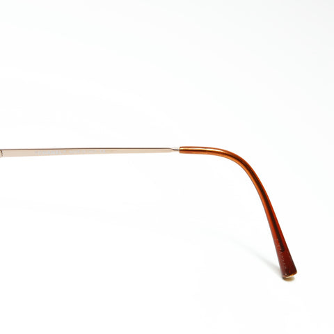 CHANEL 3rd series 1994-1999 Rimless COCO Mark Gradient Lens sunglasses Orange WS23835