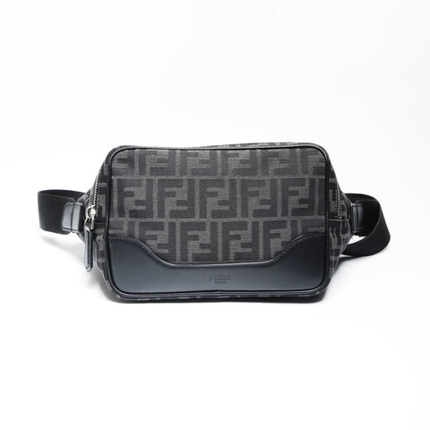 FENDI canvas Shoulder Bag black WS23839