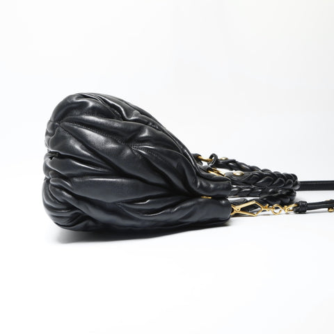Miu Miu Materasse leather Handbag black WS23840