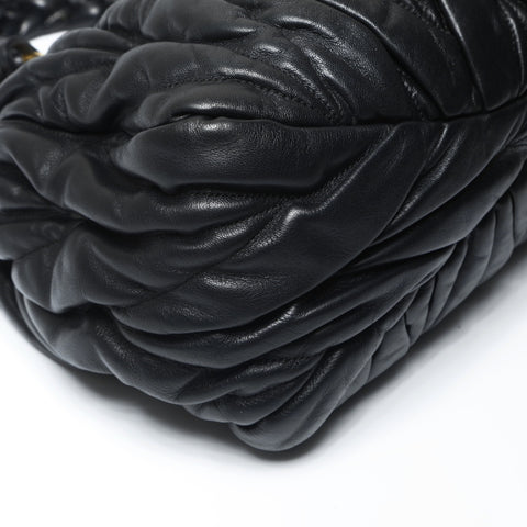 Miu Miu Materasse leather Handbag black WS23840