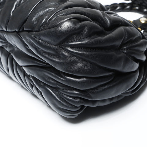 Miu Miu Materasse leather Handbag black WS23840