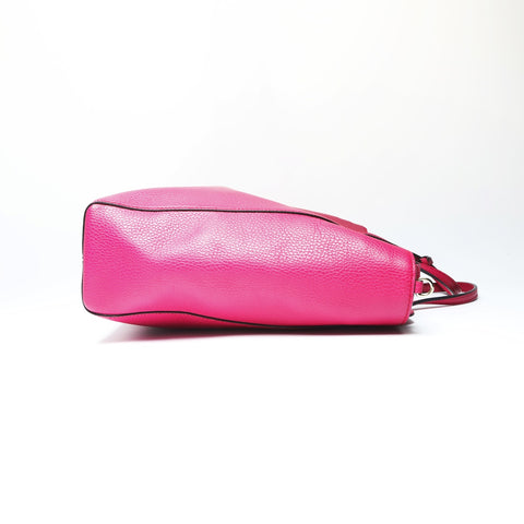 GUCCI Leather Swing Tote Bag pink WS23842