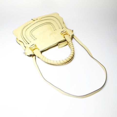 Chloe Leather Marcy 2way Shoulder Bag yellow WS23843