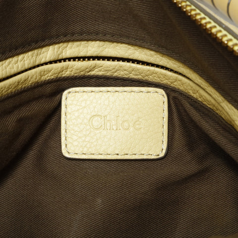 Chloe Leather Marcy 2way Shoulder Bag yellow WS23843