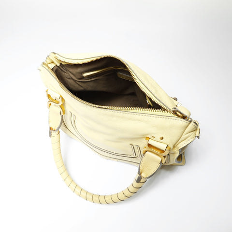 Chloe Leather Marcy 2way Shoulder Bag yellow WS23843