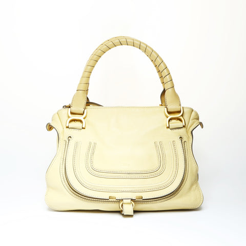 Chloe Leather Marcy 2way Shoulder Bag yellow WS23843