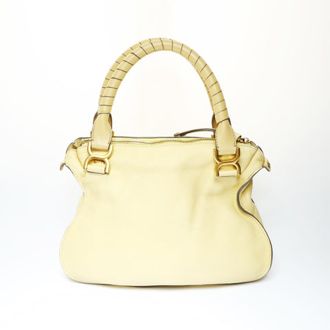 Chloe Leather Marcy 2way Shoulder Bag yellow WS23843