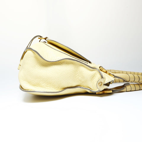 Chloe Leather Marcy 2way Shoulder Bag yellow WS23843