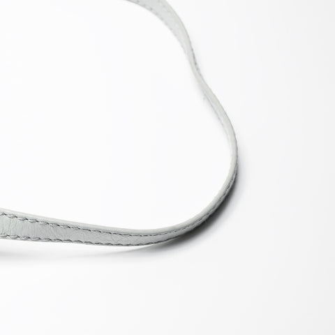 BALENCIAGA Leather Giant Envelope Shoulder Bag gray WS23846