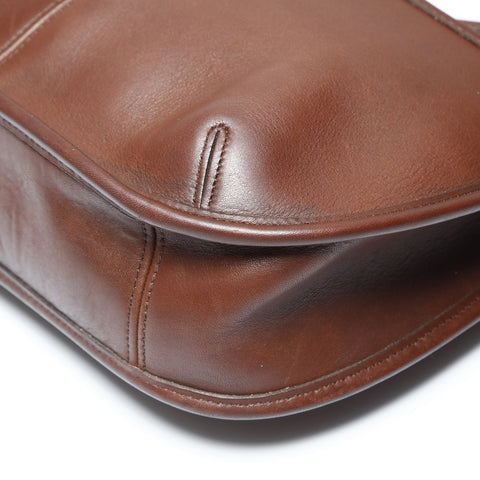 COACH leather Shoulder Bag Brown WS23850