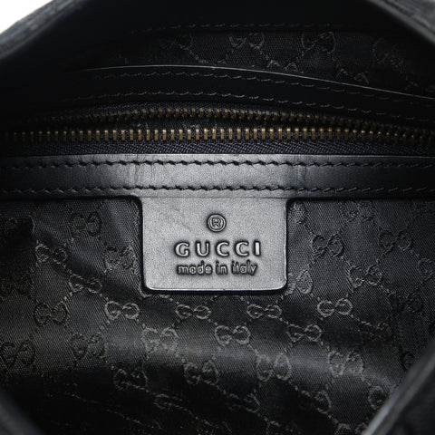 GUCCI GG canvas one belt hobo Handbag black WS23851