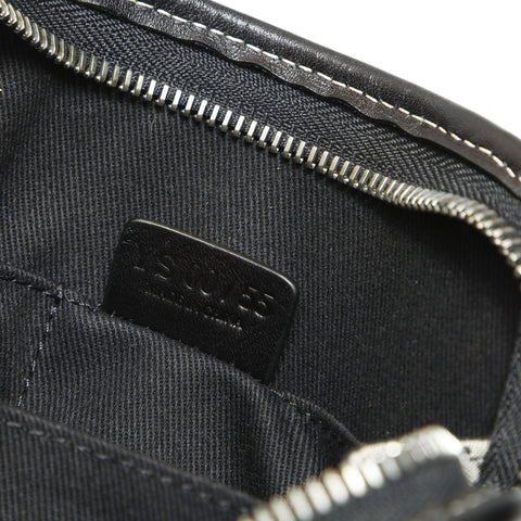 CELINE macadam canvas Handbag gray WS23855