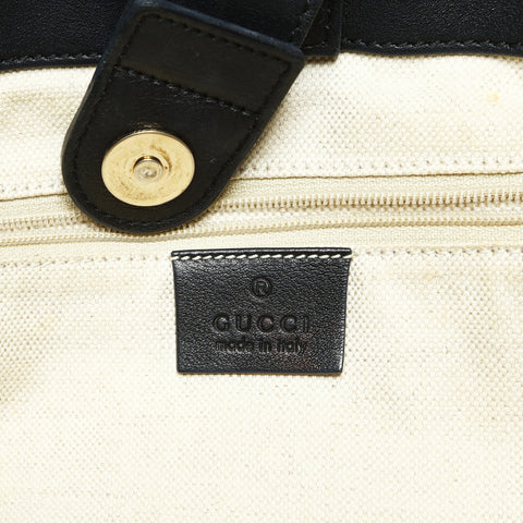 GUCCI GG Shima 2-way Leather Sukey Handbag black WS23857