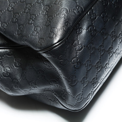 GUCCI GG Shima 2-way Leather Sukey Handbag black WS23857