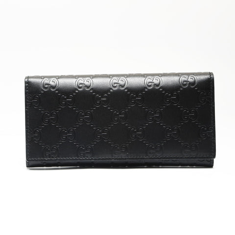 GUCCI GG Shima Leather Purse black WS23859