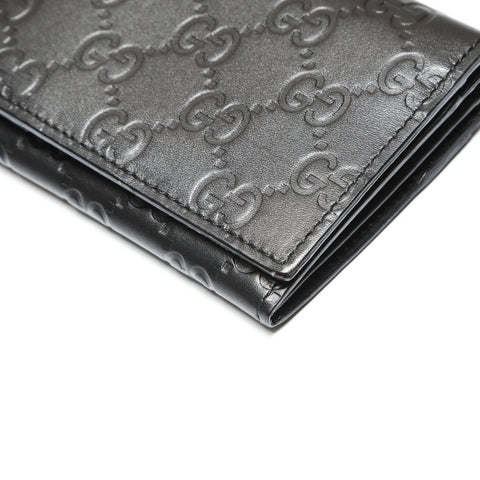 GUCCI GG Shima Leather Purse black WS23859