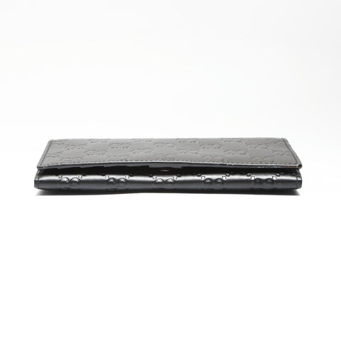 GUCCI GG Shima Leather Purse black WS23859