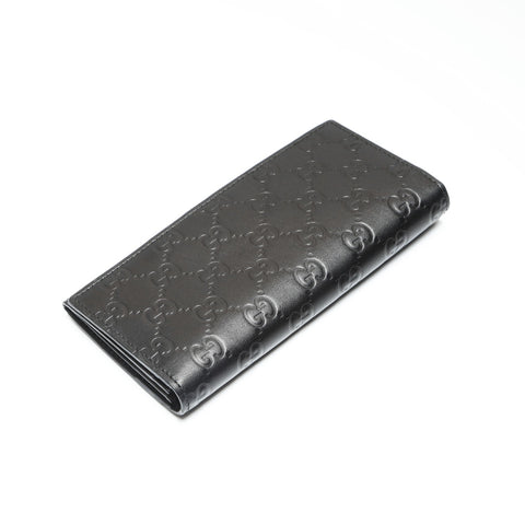 GUCCI GG Shima Leather Purse black WS23859