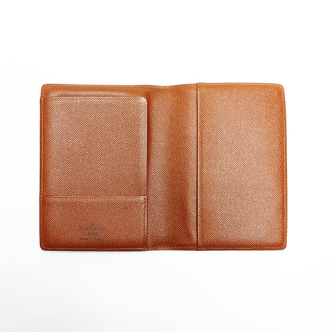 LOUIS VUITTON 2002 Monogram Couverture Passport Case Other accessories Brown WS23861