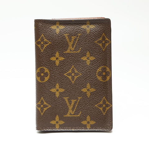 LOUIS VUITTON 2002 Monogram Couverture Passport Case Other accessories Brown WS23861