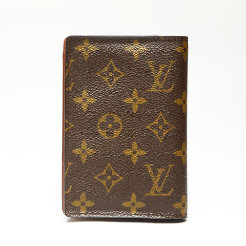 LOUIS VUITTON 2002 Monogram Couverture Passport Case Other accessories Brown WS23861