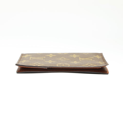 LOUIS VUITTON 2002 Monogram Couverture Passport Case Other accessories Brown WS23861