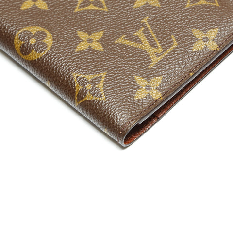 LOUIS VUITTON 2002 Monogram Couverture Passport Case Other accessories Brown WS23861